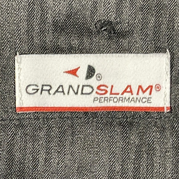 Grand Slam mens black flat front polyester 8.5" inseam Golf shorts - size 42 - Picture 4 of 10